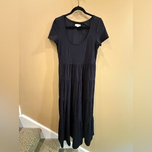 Maeve Black Knit Maxi Dress – Effortlessly Chic & Flattering | Size S